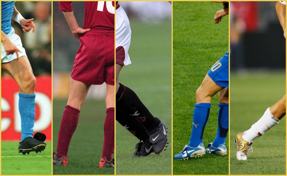 #Totti40, le migliori 5 scarpe del capitano