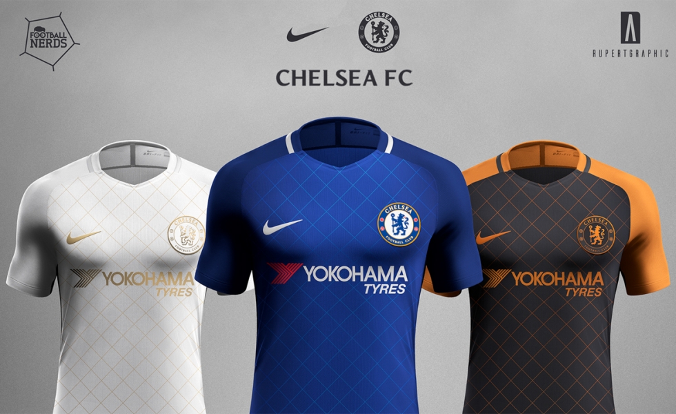 Chelsea, i primi concept kit Nike by Rupertgraphic