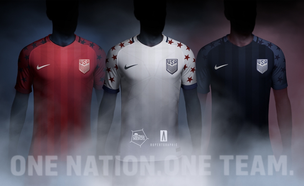 Il concept kit US Soccer 2017 by Rupertgraphic