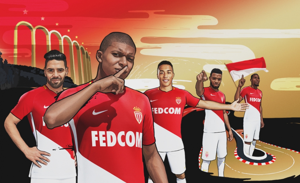 Monaco, le maglie Nike per la stagione 2017/18