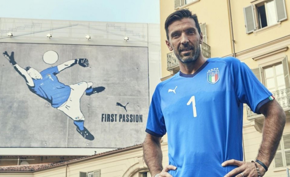 Puma, la nuova maglia home dell’Italia per Russia 2018
