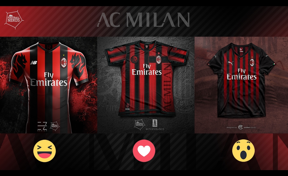 Concept Kit Challenge: la maglia del Milan 2018