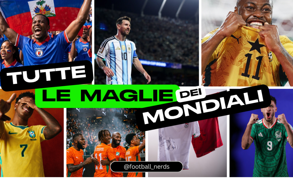 Tutte le maglie dei Mondiali 2026