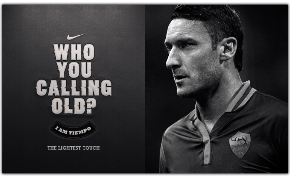 Nike, Francesco Totti torna fra i testimonial