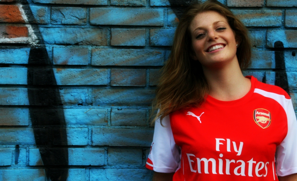 Isa e la nuova maglia Puma dell’Arsenal