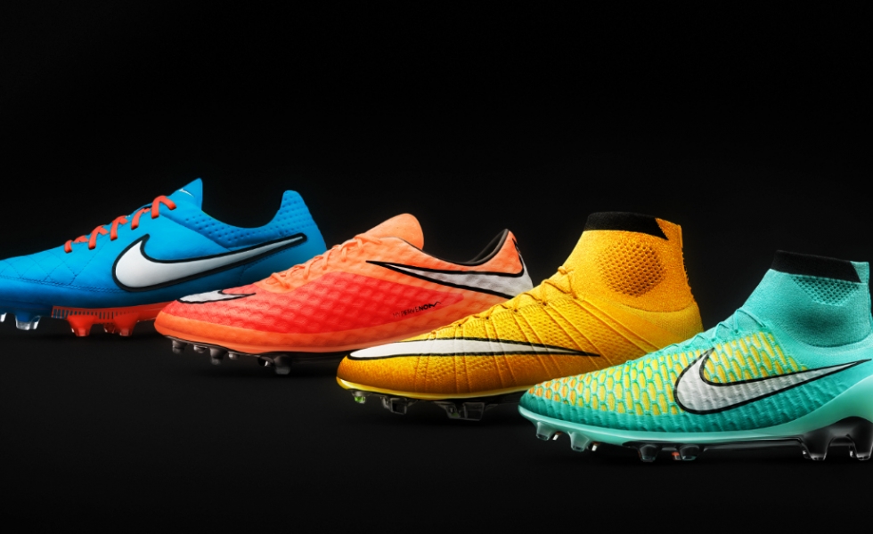 Nike Football: le nuove colorazioni di Magista, Mercurial, Tiempo e Hypervenom