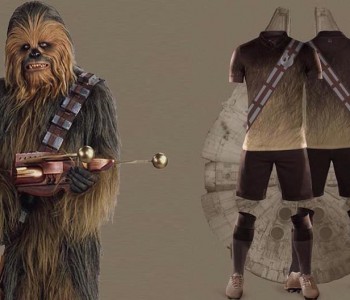 Nerea Palacios e le maglie <br> da calcio di Star Wars