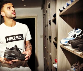 Kyle Walker e la sua collezione di Nike Air Max