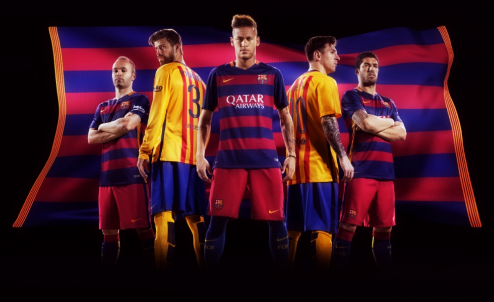 Nike presenta le nuove maglie del Barcellona