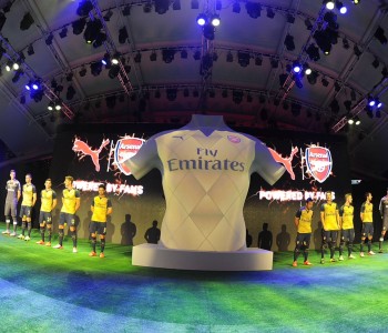 Puma presenta il nuovo kit away dell’Arsenal