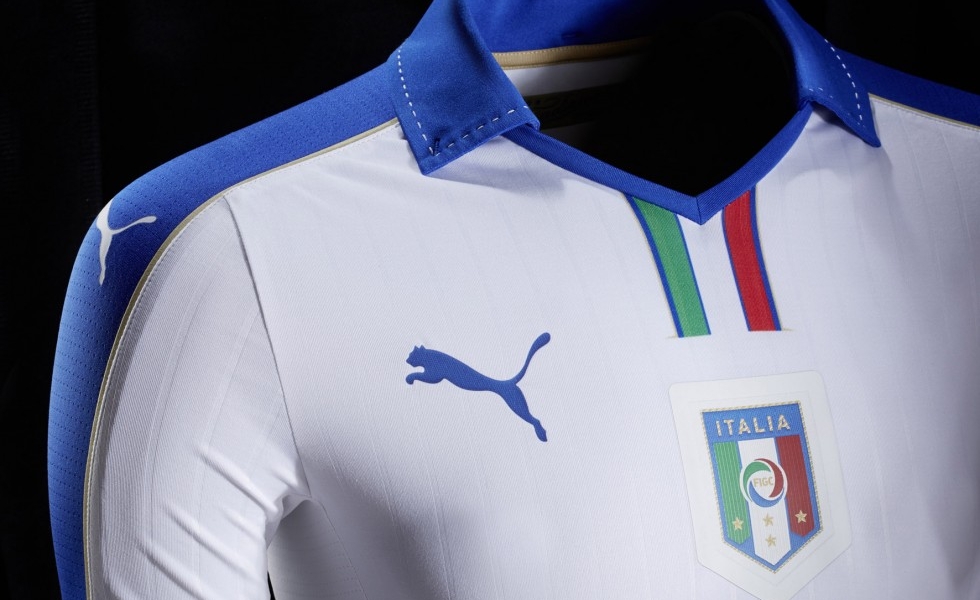 Puma, svelata la nuova seconda maglia dell’Italia
