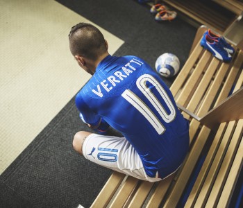Puma: la prima maglia dell’Italia per Euro 2016