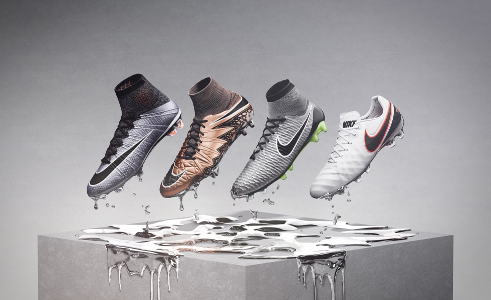 Nike Football, ecco il Liquid Chrome pack