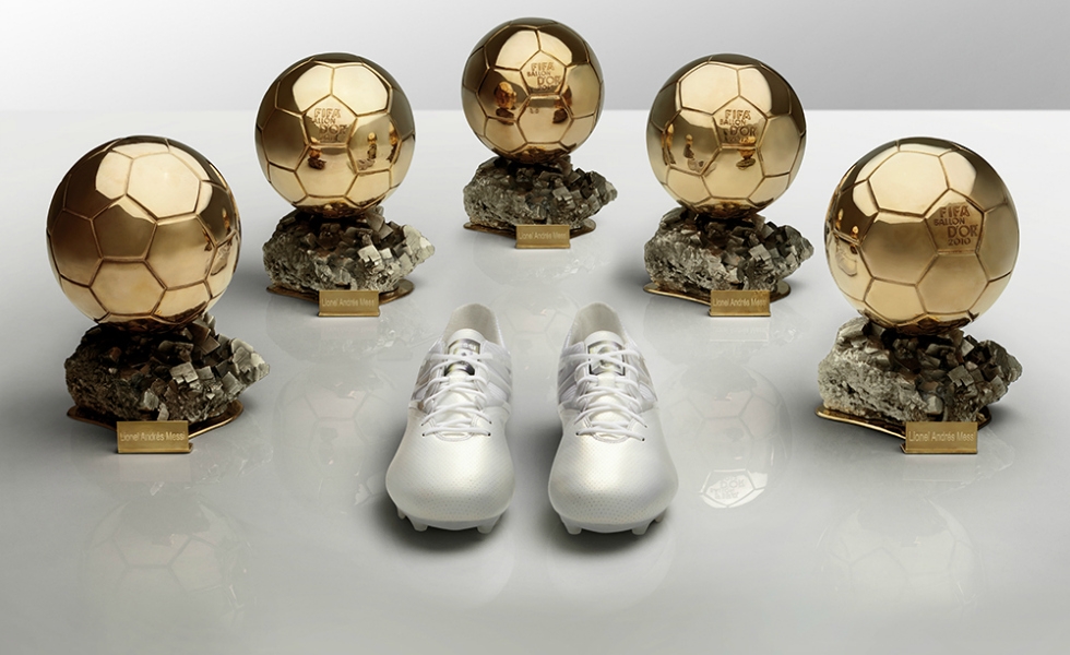 Platinum Messi 15: Adidas celebra il Pallone d’Oro