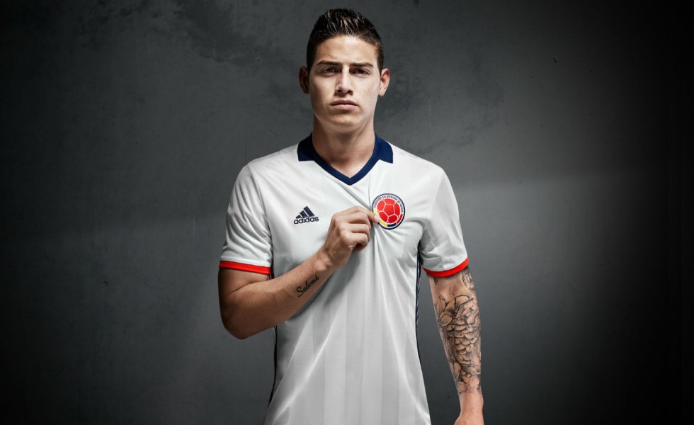 La nuova maglia Adidas della Colombia è bianca