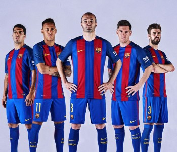 Il nuovo kit home del Barcellona 2016-2017