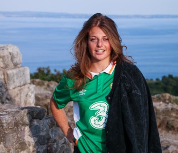 Isa e la maglia Umbro dell’Irlanda