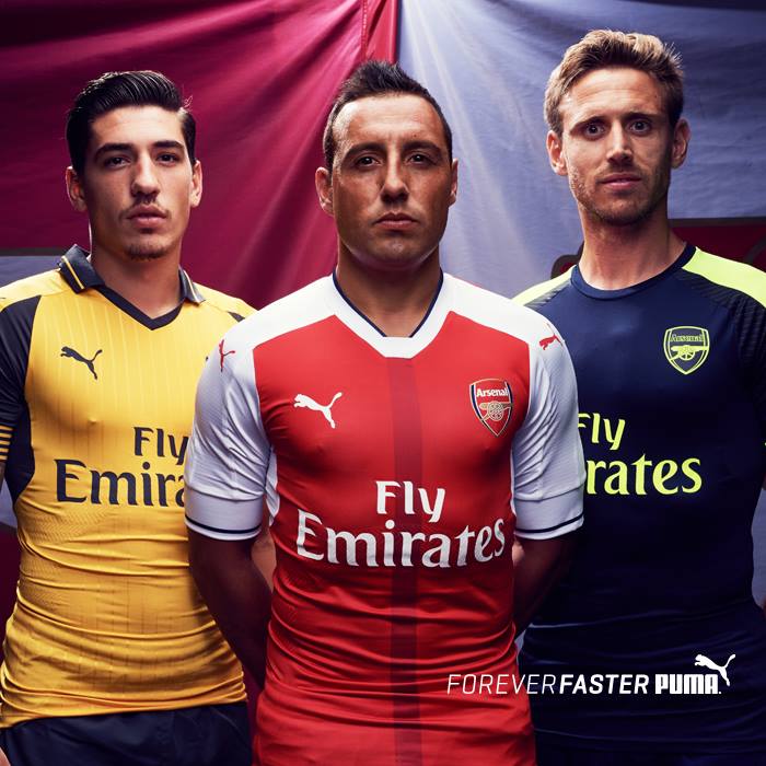 Arsenal away and third kit 2016 17