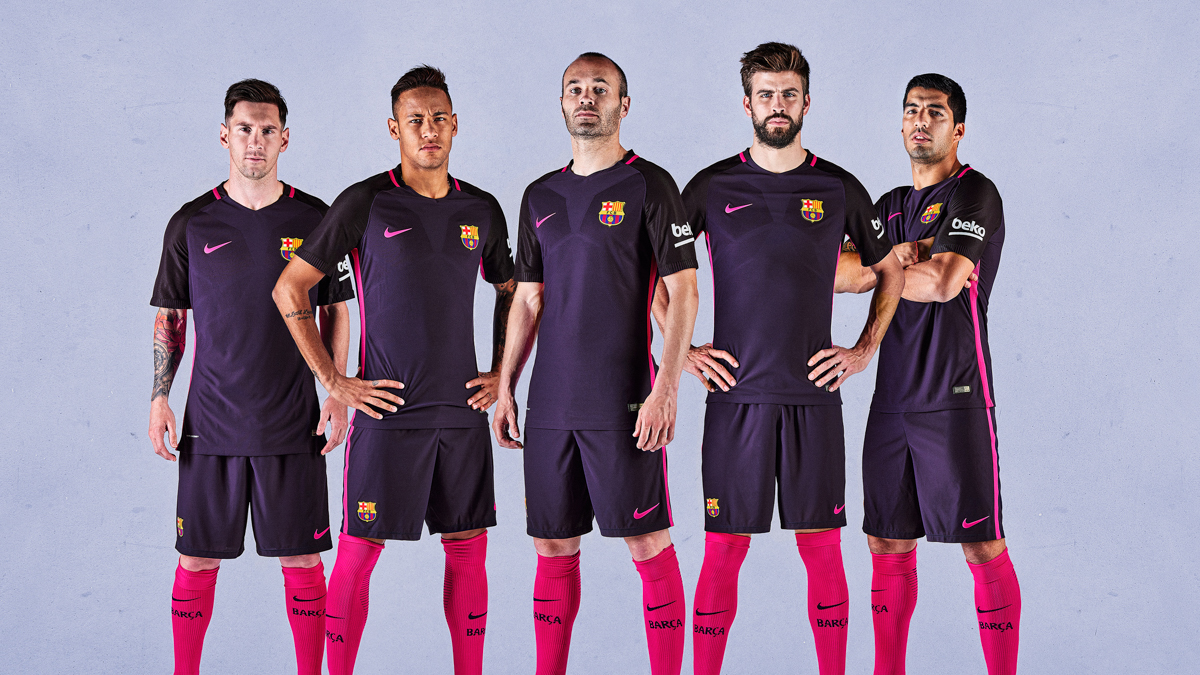 seconda maglia Barcellona 2016 17
