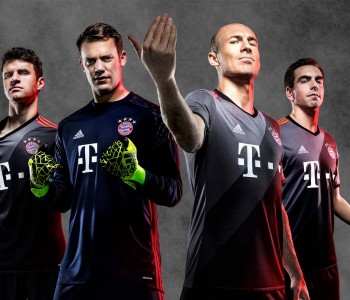 Adidas, la maglia away del Bayern Monaco 2016/17