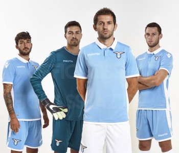 Macron, la maglia home della Lazio 2016/17