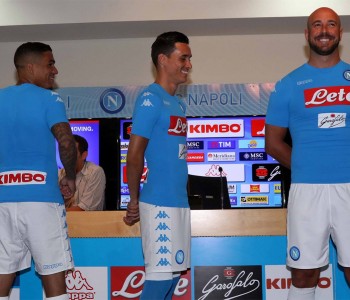 Kappa, la nuova maglia home del Napoli 2016/17