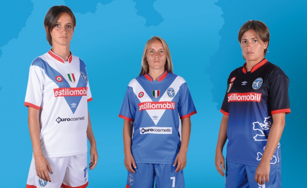 Umbro svela le maglie del Brescia Calcio Femminile 2016/17