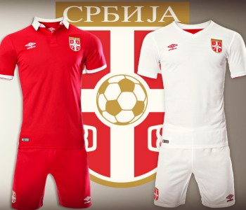 Umbro lancia le nuove maglie della Serbia