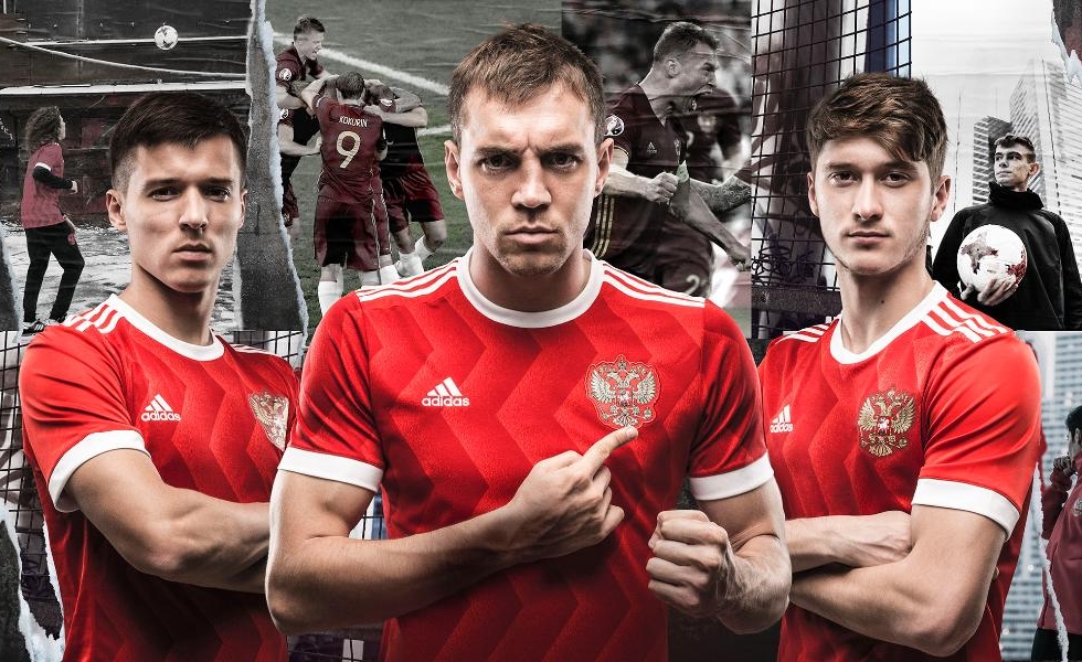 La maglia Adidas della Russia per la Confederations Cup 2017