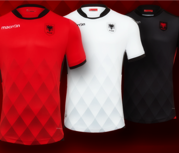 Macron, le nuove maglie dell’Albania