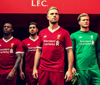 New Balance, la maglia home del Liverpool 125° anniversario