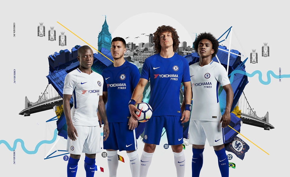 Le maglie Nike del Chelsea 2017/18