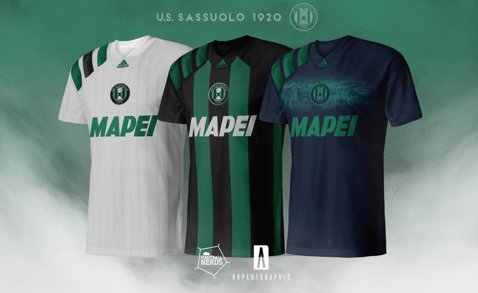 US Sassuolo, restyling stemma e concept kit by Rupertgraphic