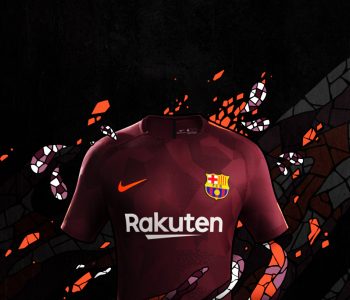 Granata per la terza maglia del Barça 2017/18