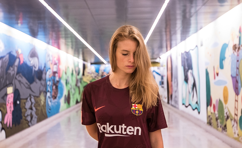 Marghe e la terza maglia del Barça 2017/18 (FOTO)
