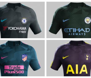 La terza maglia delle squadre europee Nike 2017 2018