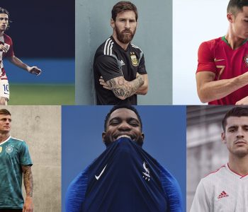 Tutte le maglie dei mondiali di Russia 2018