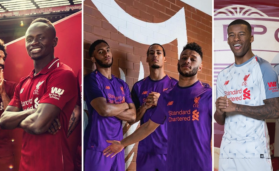 New Balance rivela le maglie del Liverpool 2018 2019