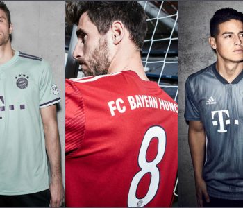Le tre maglie Adidas del Bayern Monaco 2018/19