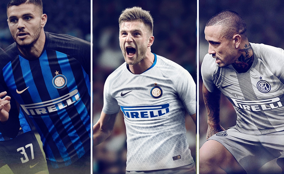 Nike, le tre maglie dell’Inter 2018/2019