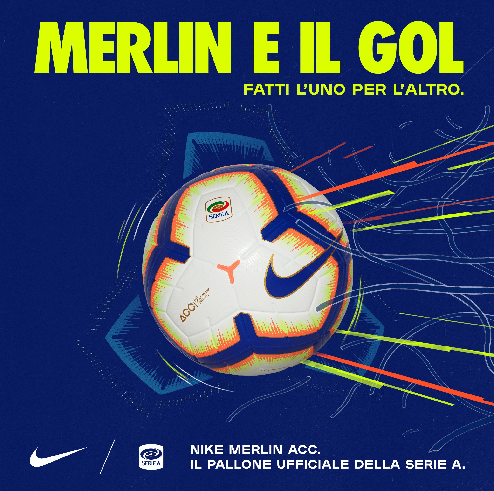 Nike Merlin Pallone Serie A 2018 2019