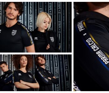 La collezione Erreà Stripe iD del Parma