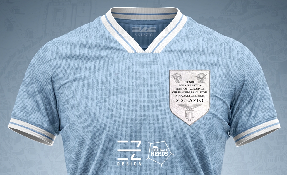 Il Concept Kit della maglia della Lazio per il derby by EZETA