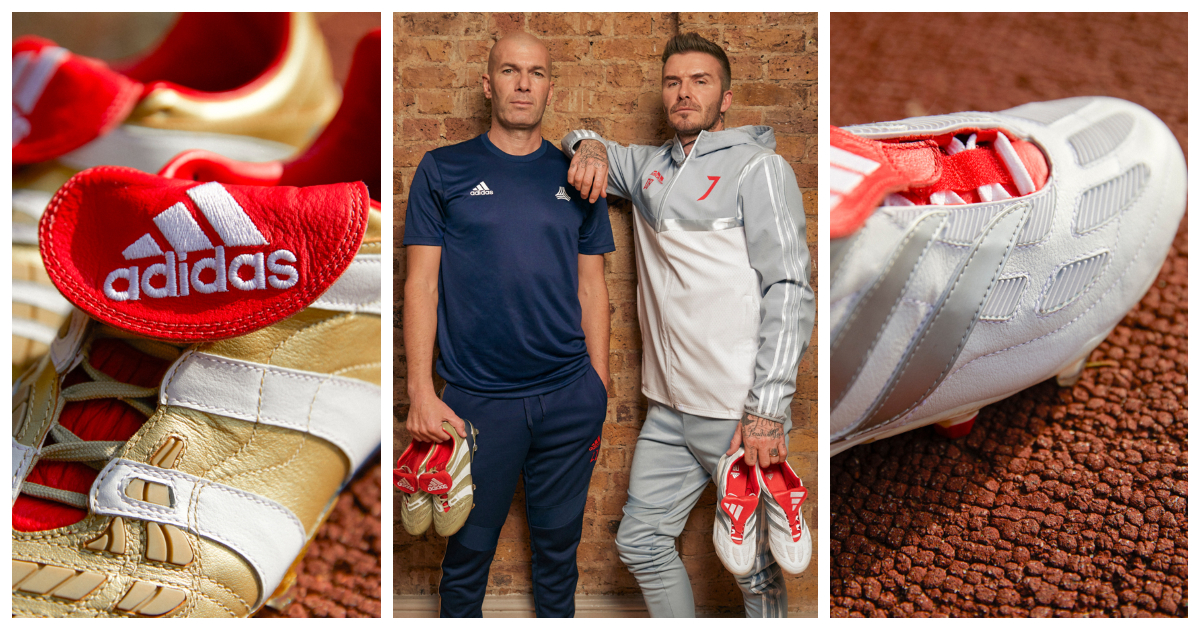 Adidas lancia il “25 years Predator pack” con Zidane e Beckham