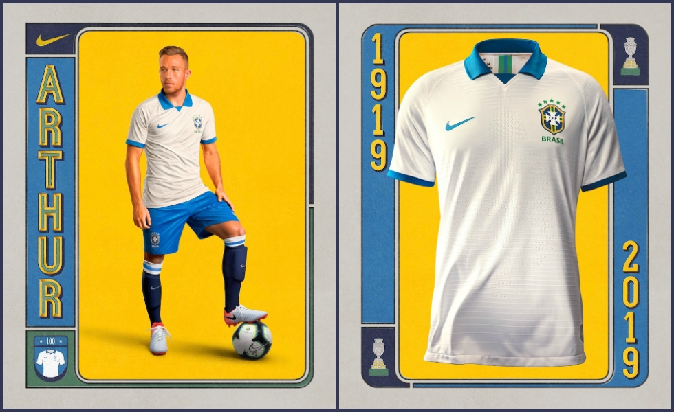 La maglia bianca Nike del Brasile per la Copa America