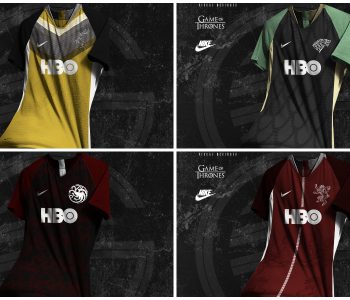 Le maglie da calcio di Game of Thrones. Concept Kit by ItsGlooMySport