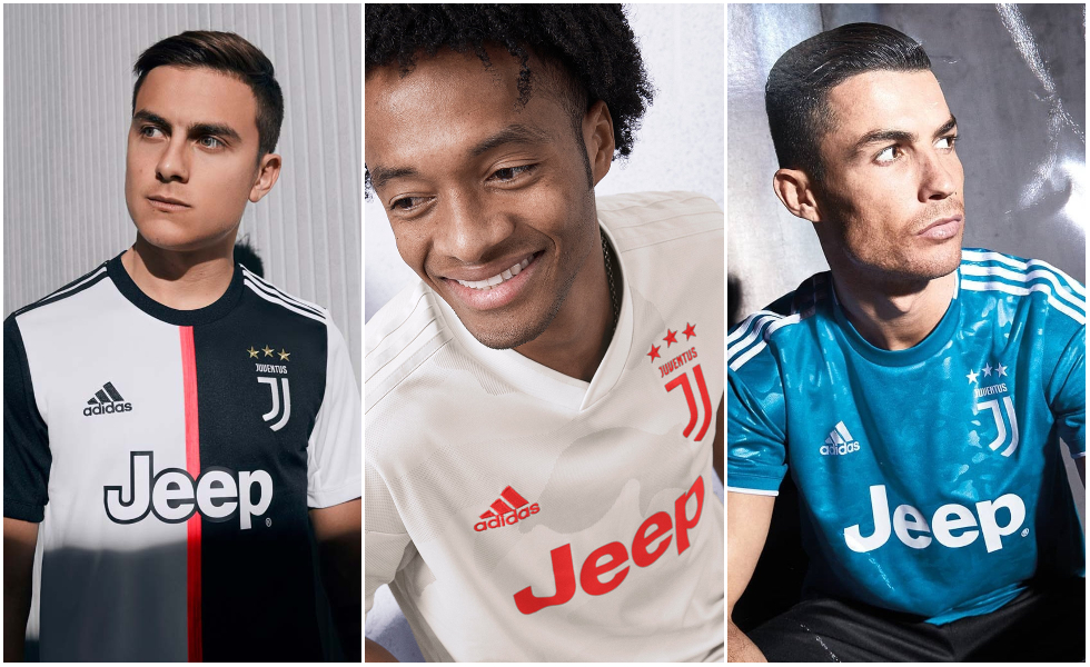 Le maglie della Juventus per la stagione 2019 2020