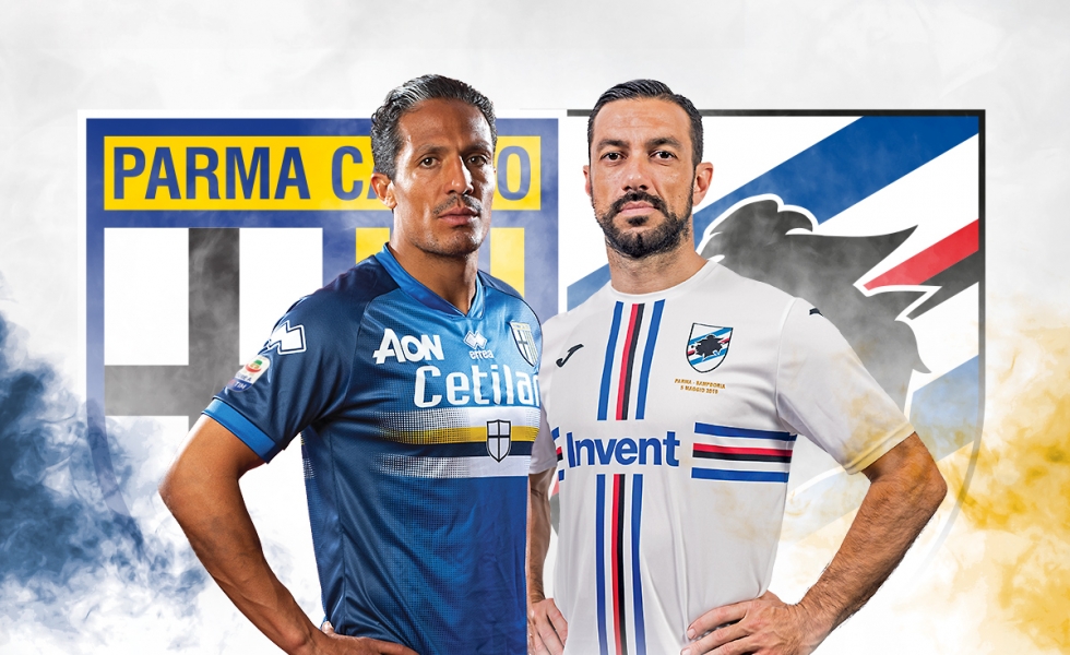 #Blucrociati: le maglie invertite di Parma e Sampdoria