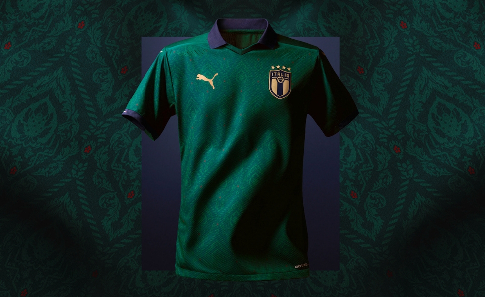 Puma, la maglia Rinascimento dell’Italia è verde