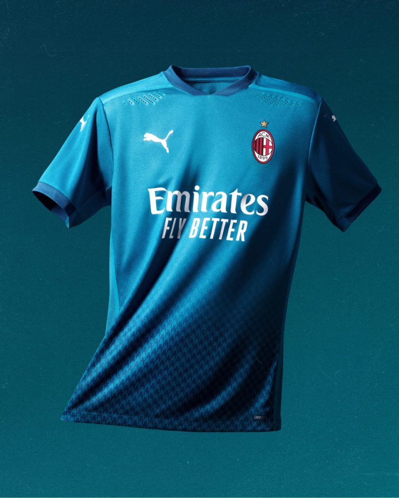 La nuova maglia third del Milan